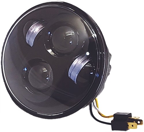 Phare led noir hd5mb - 3/4", #hd5mb