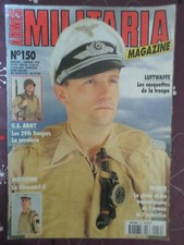 ARMES MILITARIA MAGAZINE N°150, La Dinassaut 3, casquettes Luftwaffe, ... 