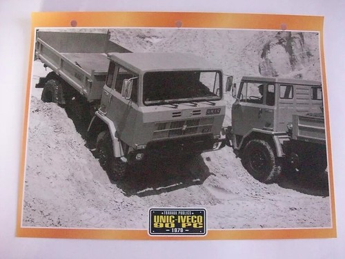 Carte fiche camion - fiche,