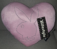 Coussin Playboy Coeur Rose