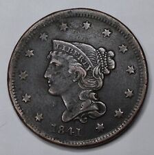 Rare Monnaie, 1 Cent 1841 "Braided Hair" - UNITED STATES