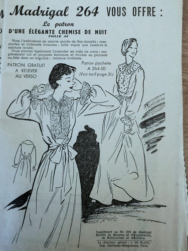 Ancien patron madrigal - ancien,