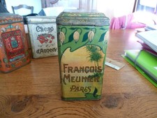 Ancienne boîte de cacao solubilisé FRANCOIS MEUNIER PARIS