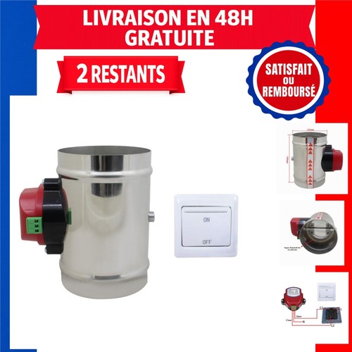 Clapet motorisé 220v - clapet,