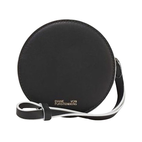 Pochette ronde cuir - en,