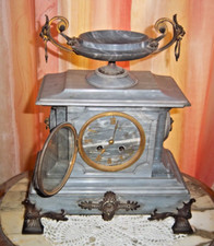 Pendule marbre epoque - pendule, en
