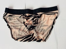 mini slip semi transparent sexy Andrew Christian taille L