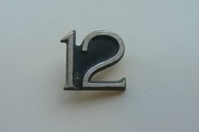 OPEL 1,2 1.2 12 sigle embleme logo insigne monogramme voiture en métal aluminium