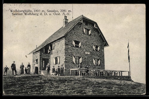 Carte postale wolfsberghütte - carte,
