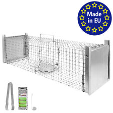 Piège Animaux Humaine Animal Vivant Piège Cage 102x26x26cm Fouine Martre Petigi
