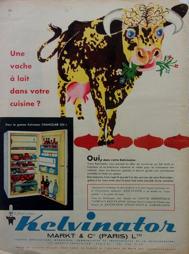 Publicite vintage frigo - ,
