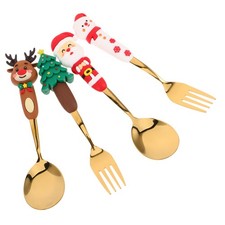  4 Pcs Service Vaisselle Noel