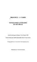 Province paris topographie - :,
