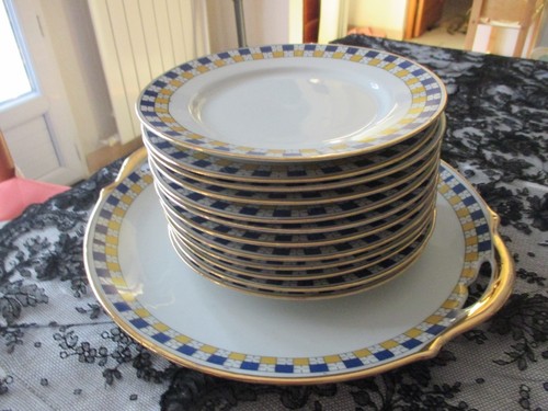 Service dessert porcelaine - service,