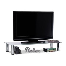 Table tv en verre support pour
