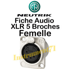 Fiche XLR Chassis 5 Broches