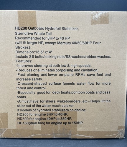 Marine parts hydrofoil - parts,