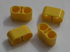 4 x LEGO TECHNIC Yellow Beam 2
