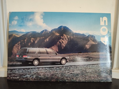 Publicité peugeot 405 break - publicité,