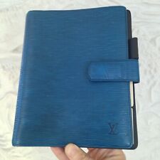 Ancien Semainier vintage cuir bleu LOUIS VUITTON