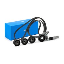 SKF Jeu de courroies trapézoïdales à nervures Kit de courroies d'accessoire VKMA