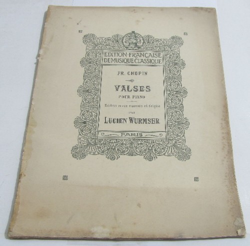 Valses pour piano - , chopin