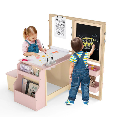 Table avec banc multifonction