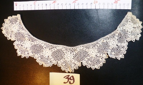 Dentelle ancienne col feston - dentelle,