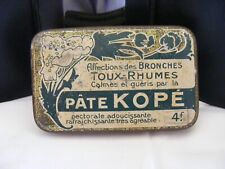 2 BOITES ANCIENNES PATE KOPE/