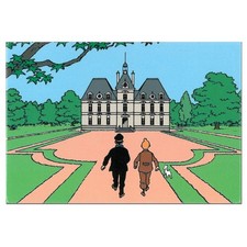 Aimant décoratif tintin - tintin, et