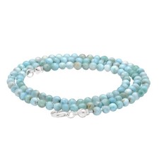 Collier en Larimar | Ø 4mm