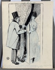 Dessin Projet d'illustration Magazine Frou-frou : le Diable déguisé Prostitution