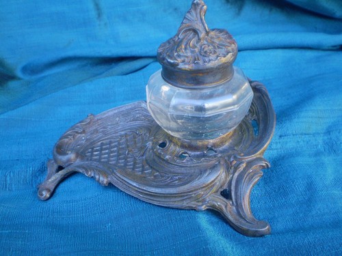 Encrier art nouveau régule - encrier,
