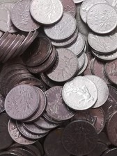 Lot monnaies françaises 100
