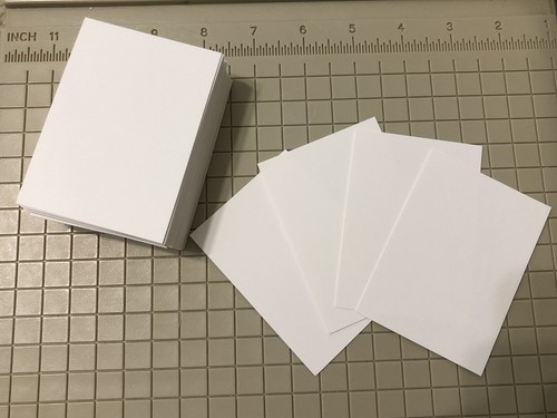 100 aceo cards blank - aceo,