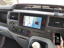 Autoradio Android 15 Carplay GPS pour Ford Transit Mk7 2007-2013 4+64G