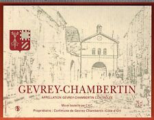 Etiquette de Vin de Côte d'Or-Commune de  Gevrey-Chambertin - Bourgogne-R.390