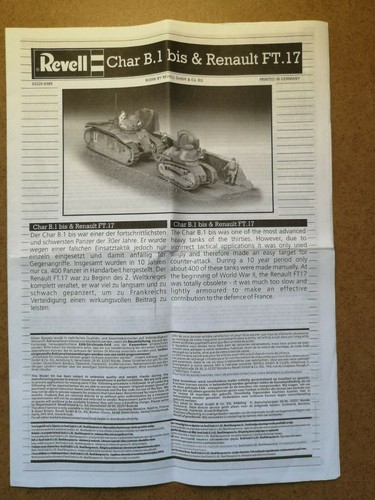 Char bis renault ft17 - char,