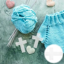  30 feuilles de canevas plastique à mailles croisées, quadrillage vierge pour