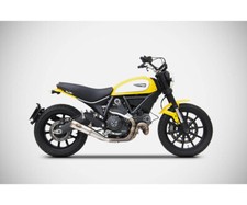 Pots D'echappement ZARD ZDU781S10SBO INOX E3 DUCATI SCRAMBLER 800 2015 > 2019