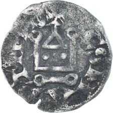 [#341940] Pièce de monnaie, France, Touraine, Denier Tournois, env. 1150-1200, Saint-Martin d