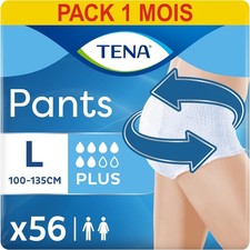 TENA Pants taille L - Sous-vêtements absorbants jetables unisexes pour... 