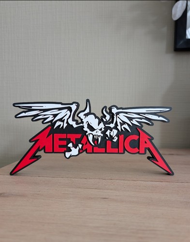 Logo metallica enseigne plaque - logo,