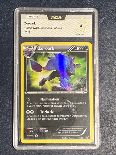 Carte pokémon zoroark - zoroark, shiny