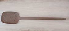 Ancienne Passoire écumoire cuivre cuillère antiquité longueur 51 cm confiture