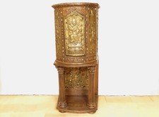 Tabernacle cuivre repoussé Saint Germain orthodoxe byzantin Croisade XIXème