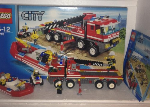 Lego city 7213 pompier avec - lego, 3