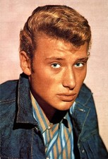 CARTE POSTALE JOHNNY HALLYDAY