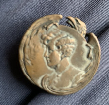 Ancienne Broche INSIGNE Médaille Medaillon Napoléon II  L'Aigle  l'Aiglon France