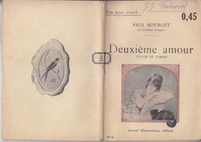 C1 Paul BOURGET Deuxieme Amour